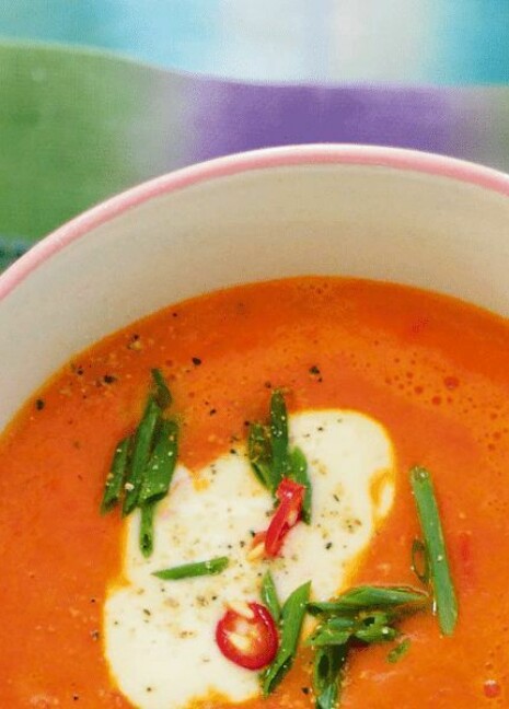 Feurige Paprika-Suppe