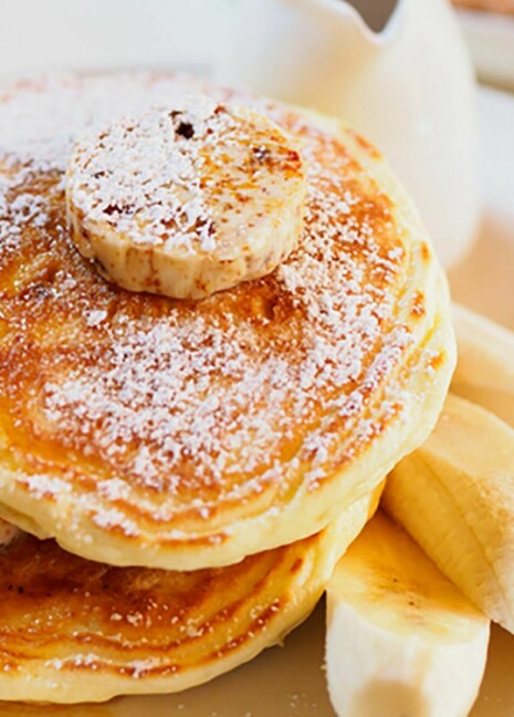 Vegane Pancakes mit Banane