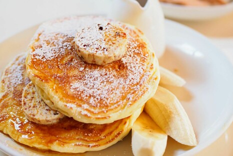 Vegane Pancakes mit Banane