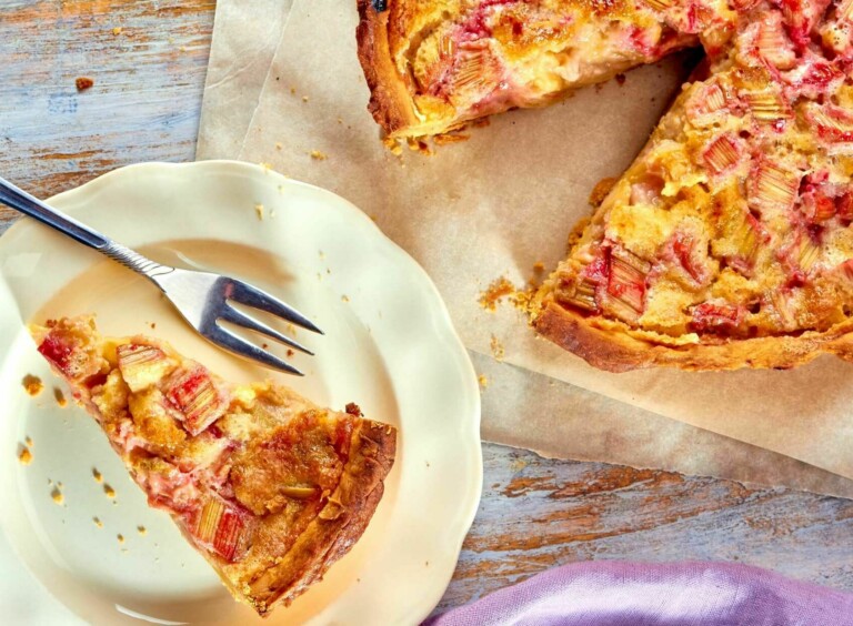 veganer Rhababerkuchen