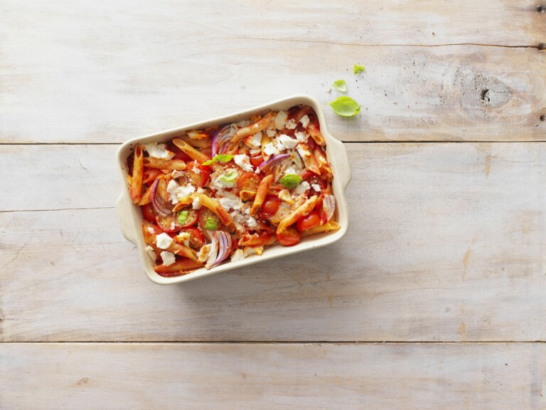 Vegane Baked Feta Pasta