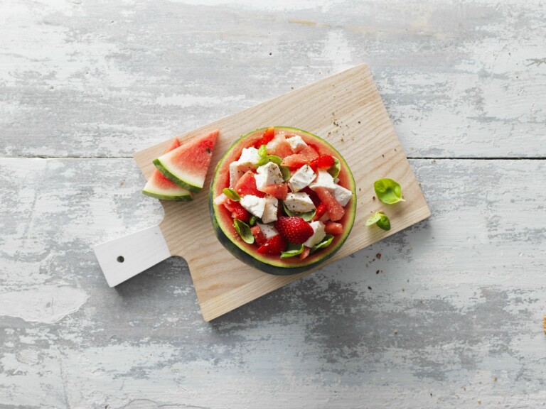 Melonensalat mit Hirtengenuss