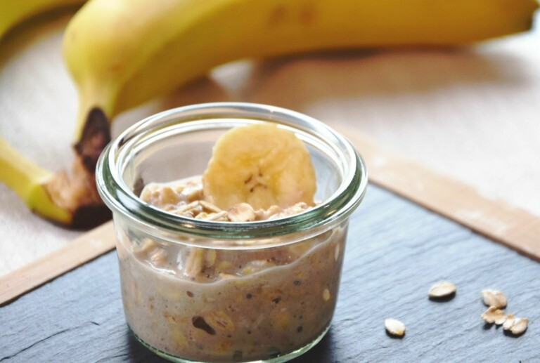 Overnight Oats mit Banane