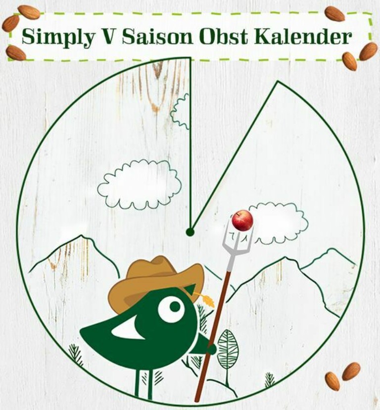 Simply-V Saison Obst Kalender