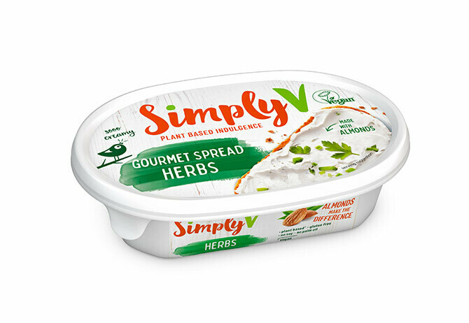 Packshot gourmet spread herbs