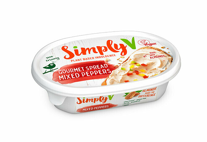 Packshot gourmet spread mixed peppers