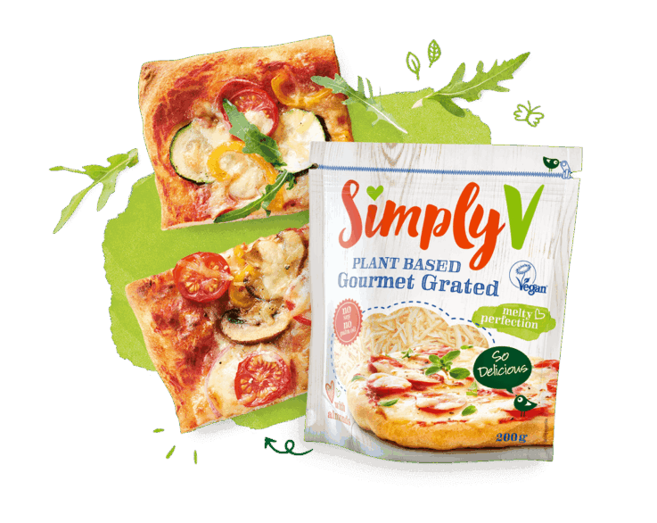 Plant based gourmet grated wow simply v