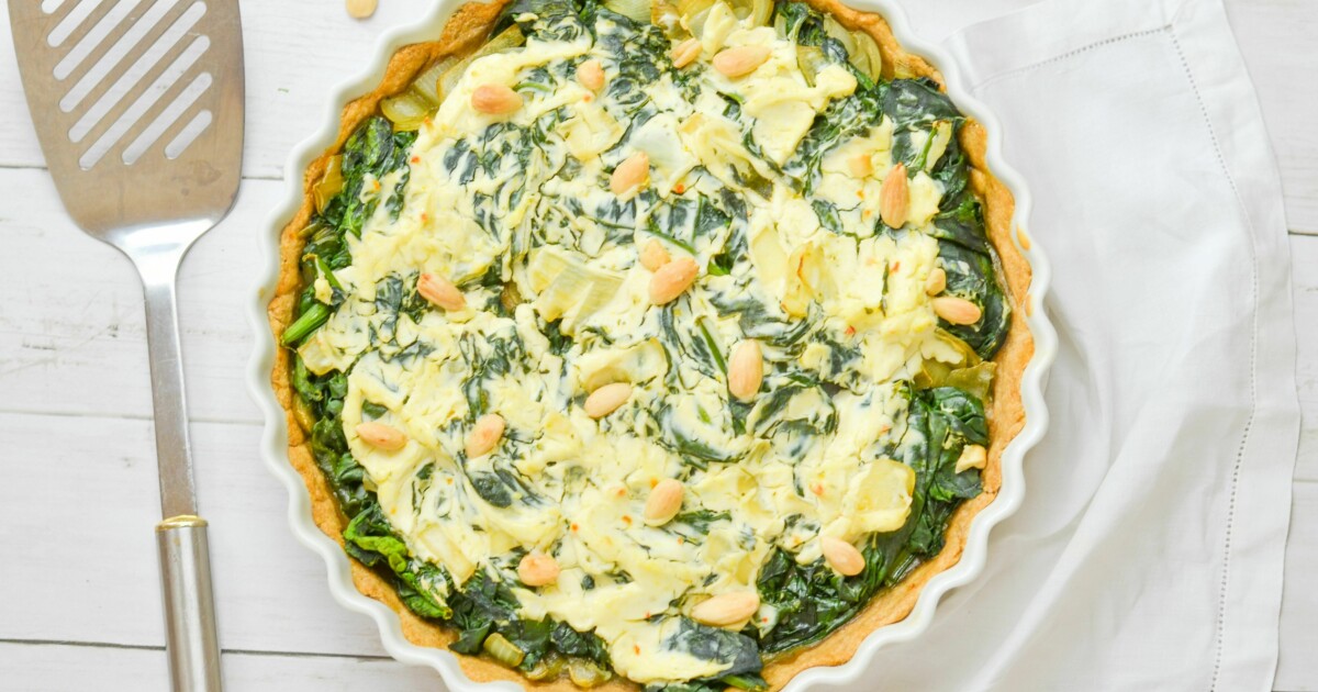 SpinatQuiche vegan & ohne Ei Simply V