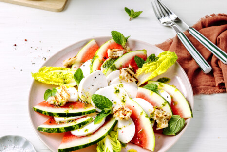 Melonen-Caprese-Salat