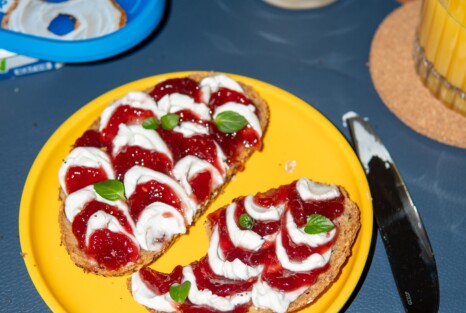 Strawberry Cheesecake Stulle