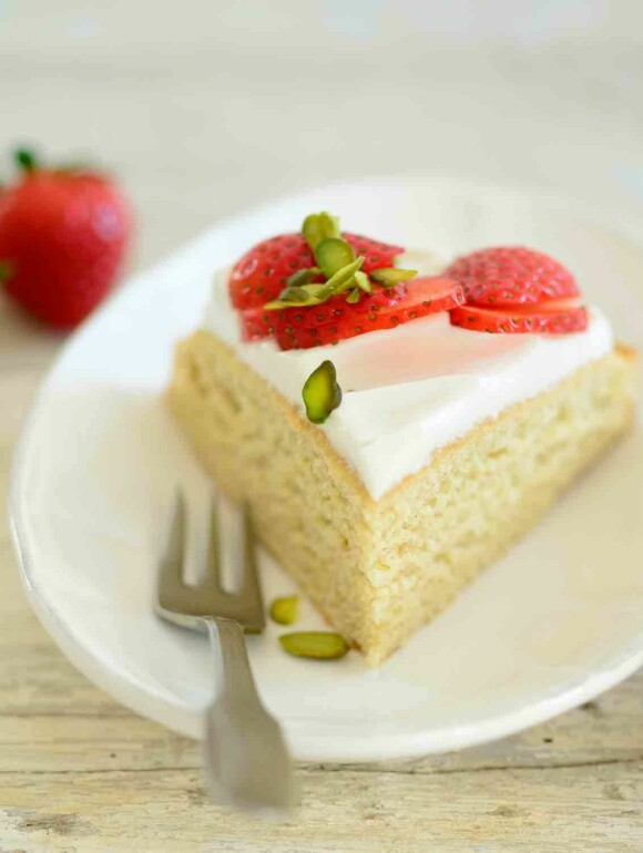 Veganer Erdbeerkuchen