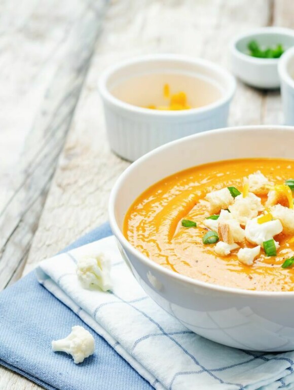 Süßkartoffelsuppe vegan