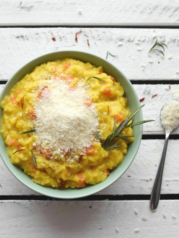 Safranrisotto vegan