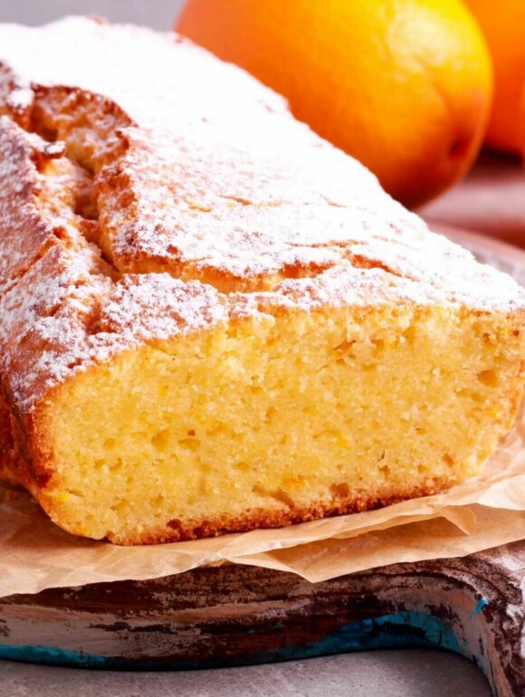 Polenta Kuchen vegan und glutenfrei