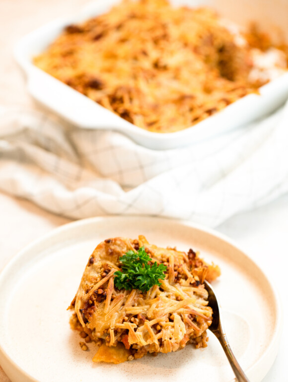 Vegane Buchweizenlasagne