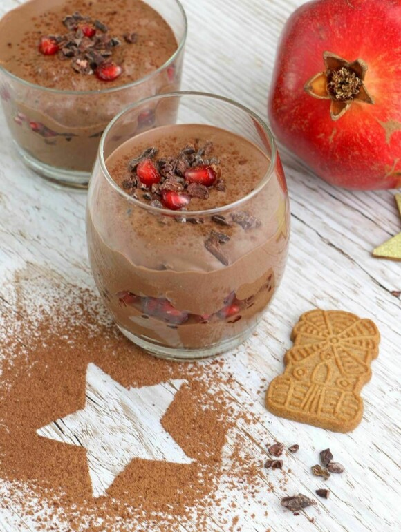 Vegane Schokocreme - Weihnachtlich mit Spekulatius