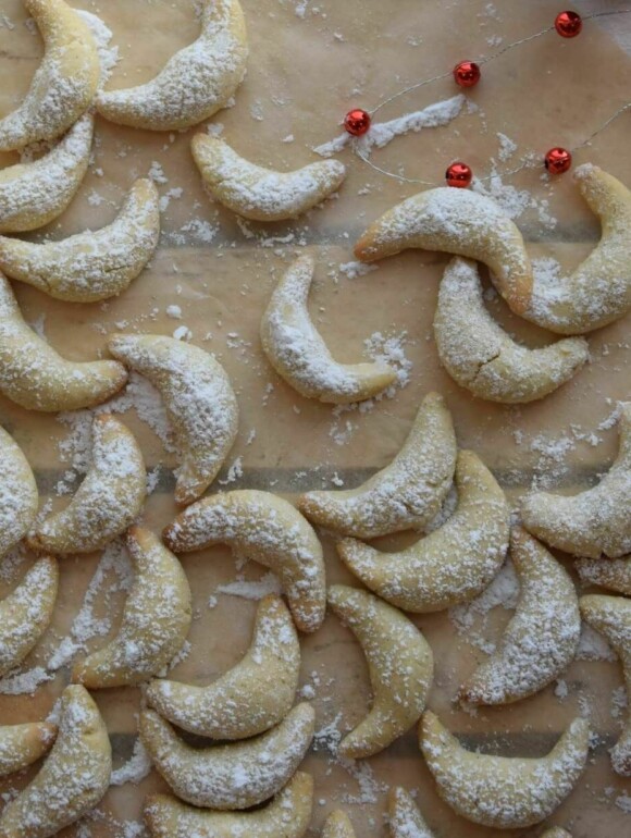 Vegane Vanillekipferl mit Mandeln