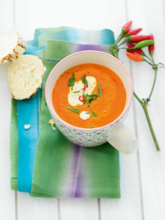 Paprikasuppe vegan - Feurig