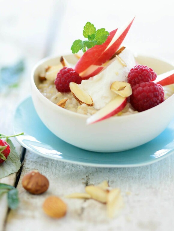 Hafer-Hirse-Porridge vegan