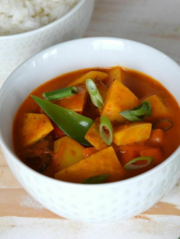 Rotes Thai-Curry vegan