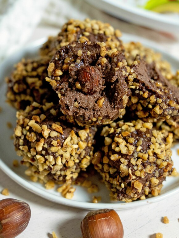 Vegane Haselnuss Pralinen
