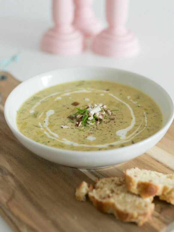 Lauchsuppe vegan