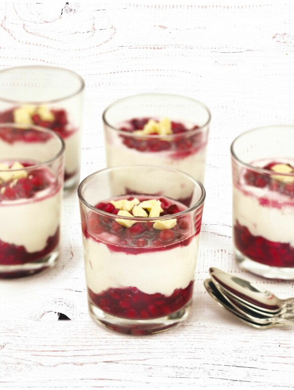 Veganes Granatapfel Dessert