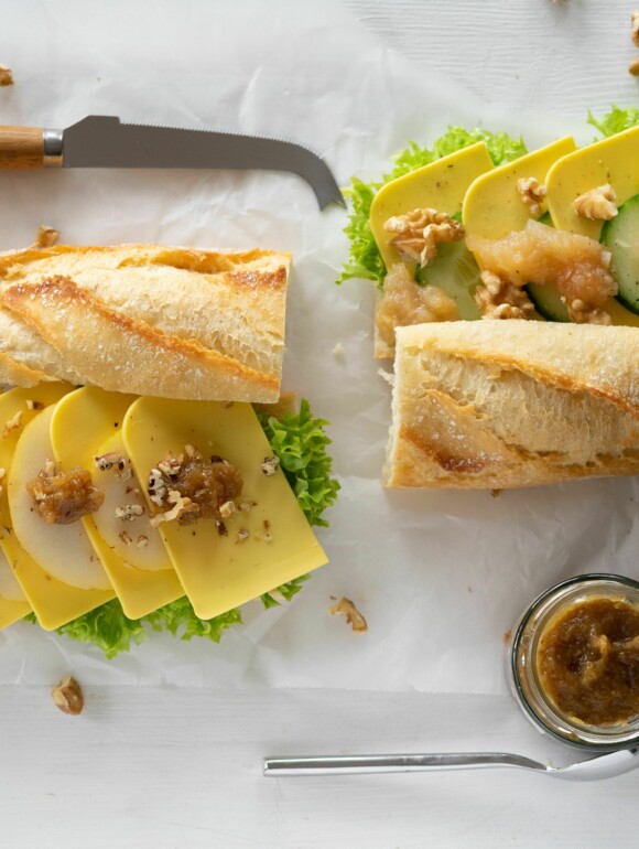 Sandwich mit Feigen Chutney
