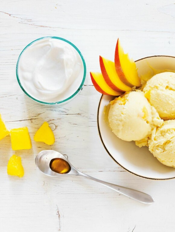Mango Eis vegan