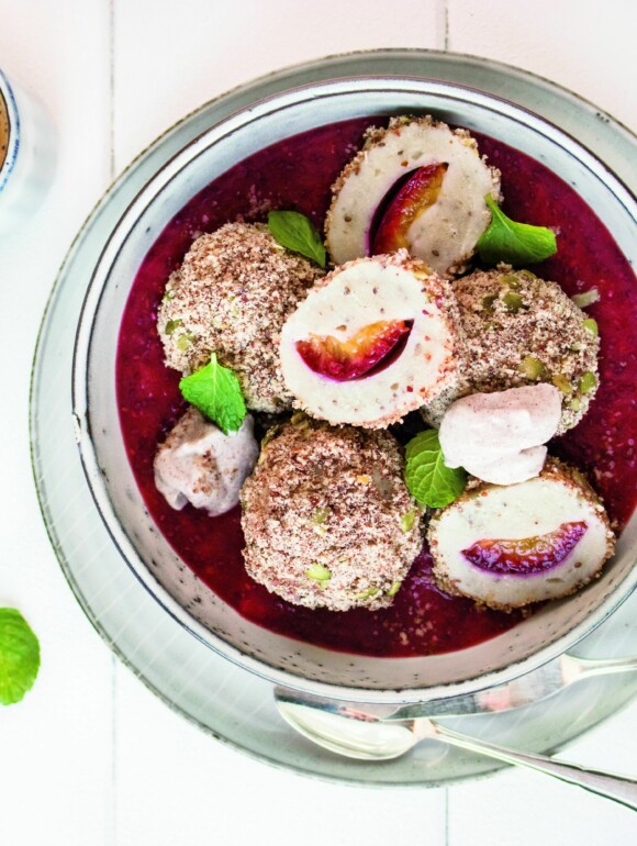 Zwetschgenknödel vegan