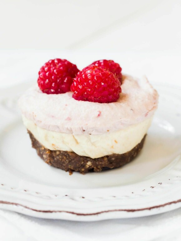 Cupcakes ohne backen - Cashew-Beeren-Törtchen