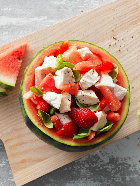 Melonensalat mit Hirtengenuss