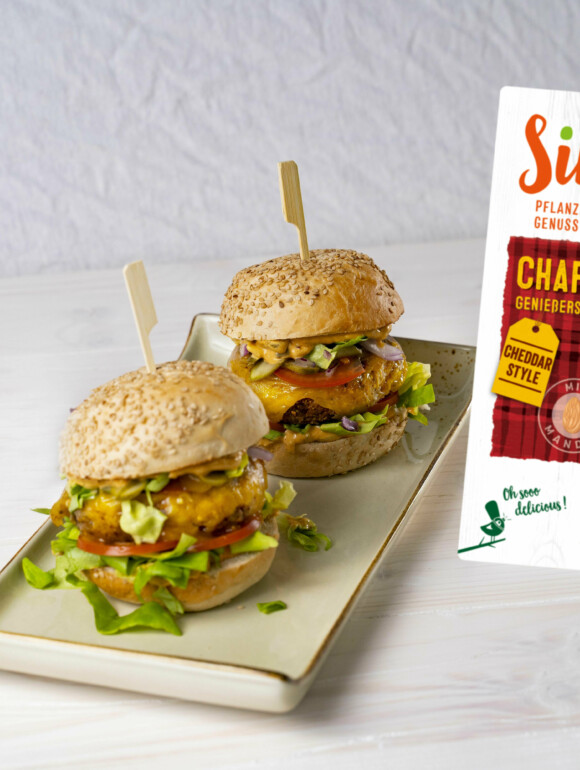 Veganer Cheeseburger