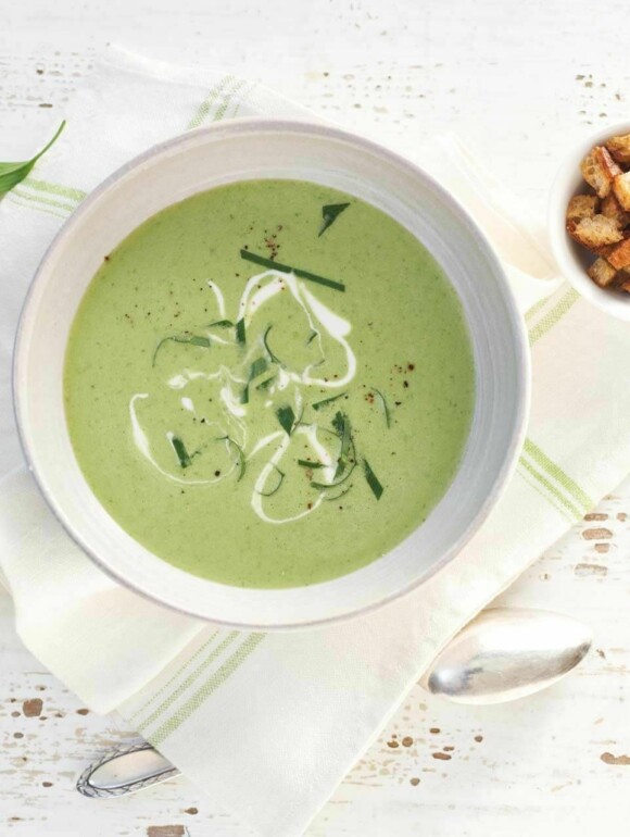 Bärlauchsuppe vegan
