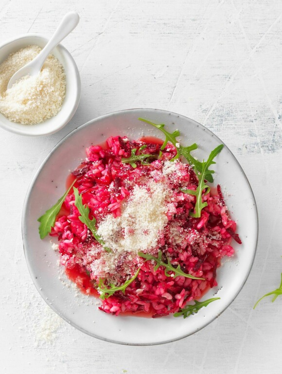 Rote Beete Risotto vegan