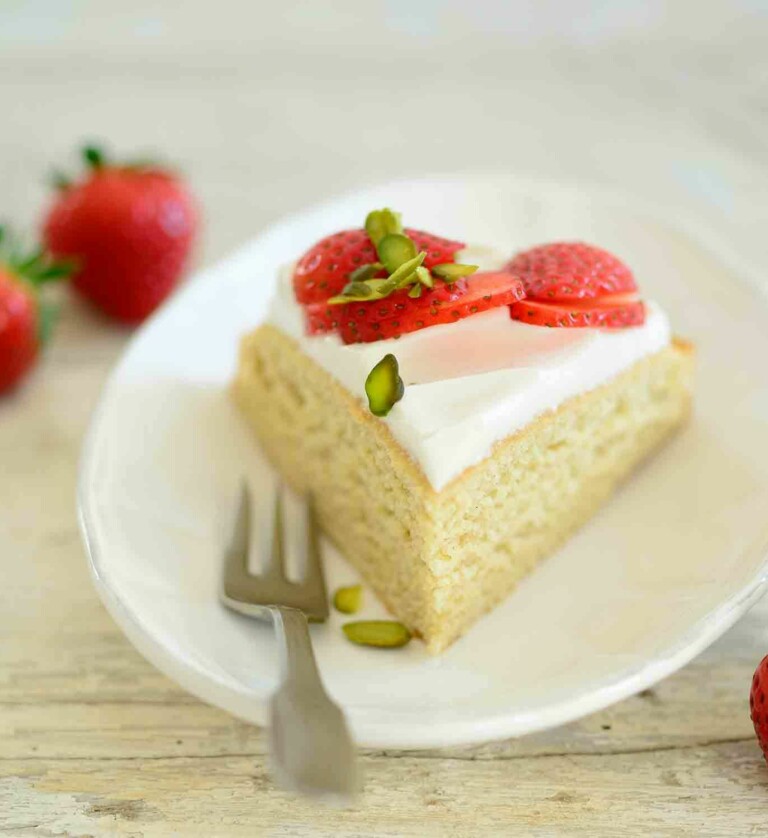 Veganer Erdbeerkuchen