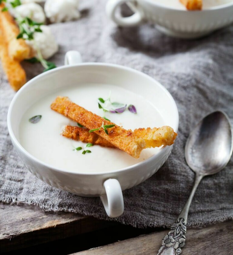 Topinambursuppe vegan