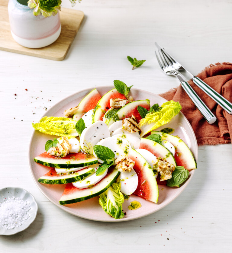 Melonen-Caprese-Salat