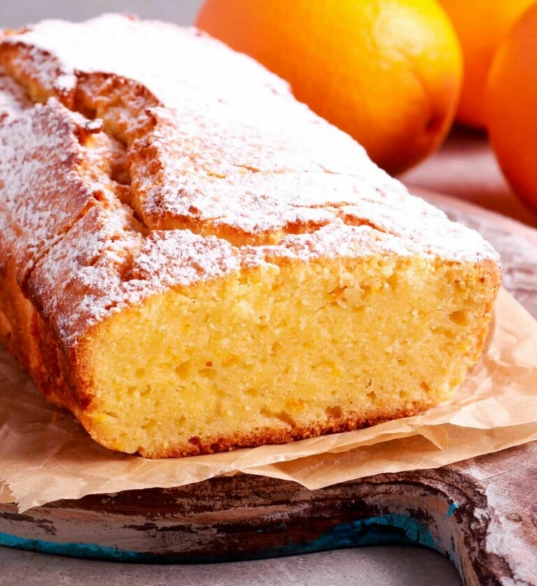 Polenta Kuchen vegan und glutenfrei