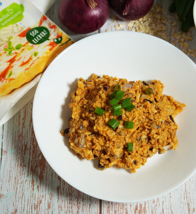 Veganes Hackfleisch aus Haferflocken