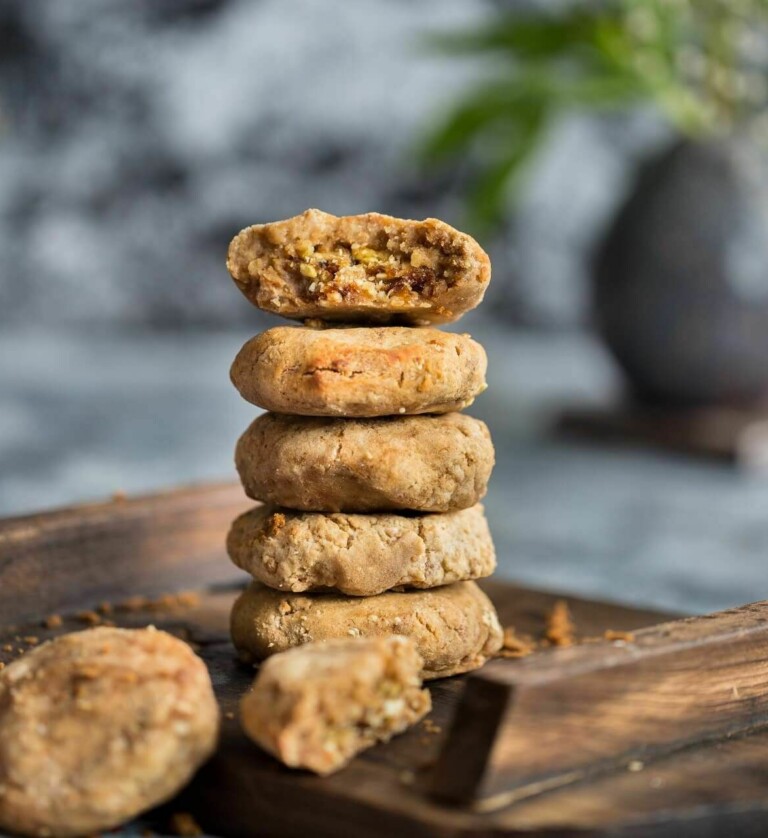 Vegane Kekse mit Datteln und Reismehl