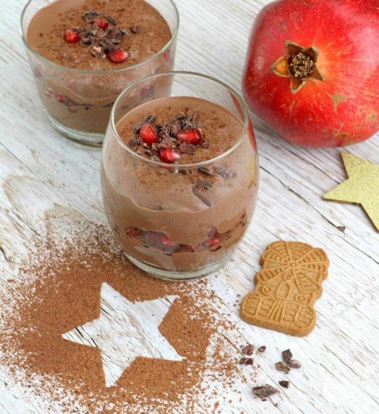 Vegane Schokocreme - Weihnachtlich mit Spekulatius