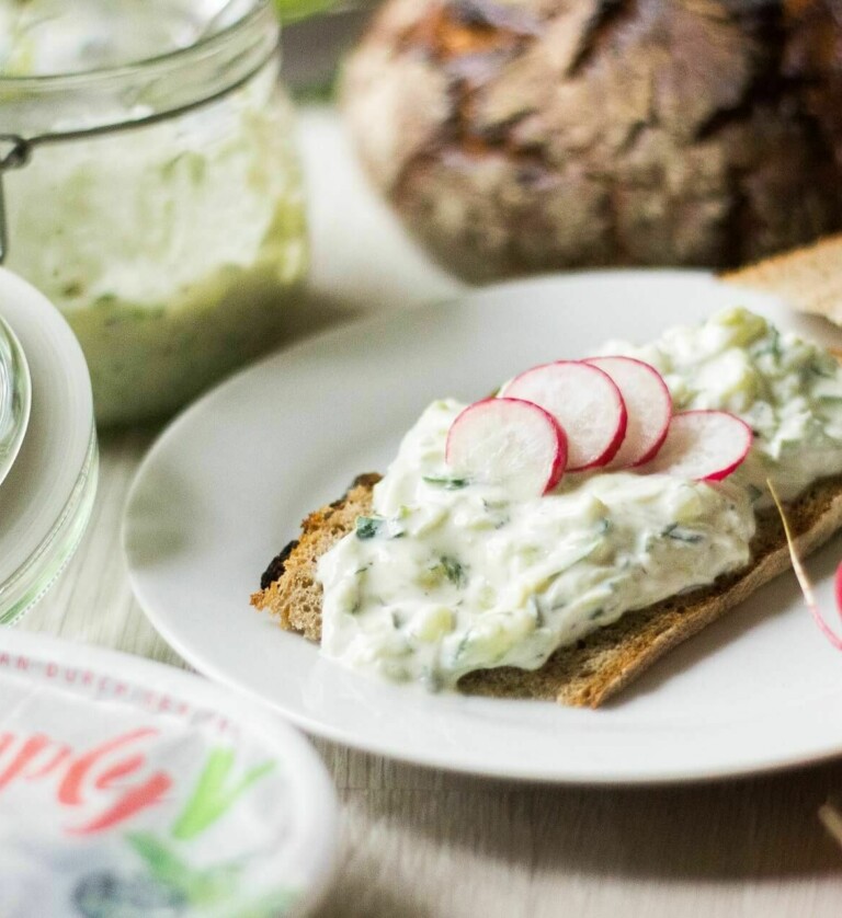 Kräuter-Gurken Aufstrich vegan | Simply V