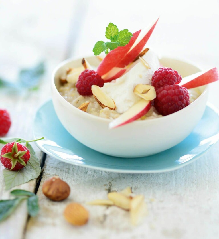 Hafer-Hirse-Porridge vegan