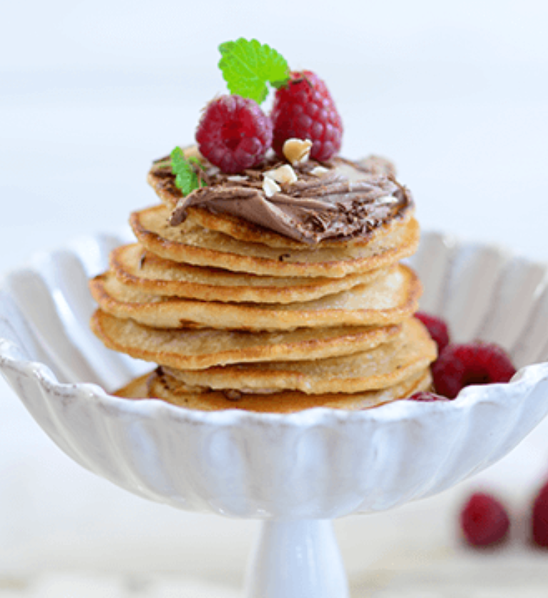 Vegane Pancakes - Rezept mit Mandeln