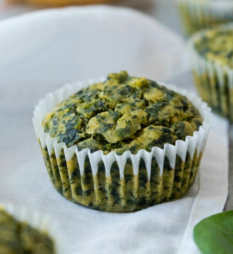 Vegane Kichererbsen-Spinat Muffins | Simply V Vegane Kichererbsen-Spinat Muffins | Simply V
