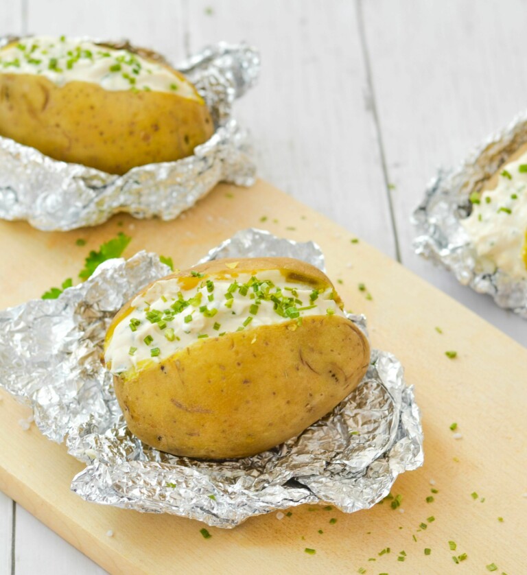 Baked Potato mit veganer Kartoffelcreme