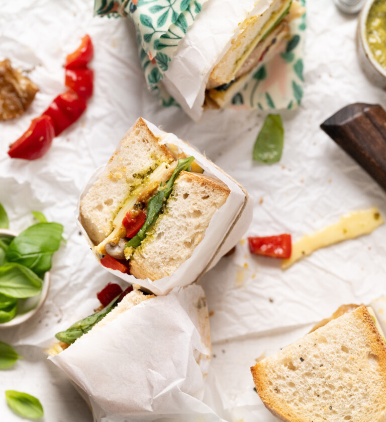 Italienisches Sandwich vegan