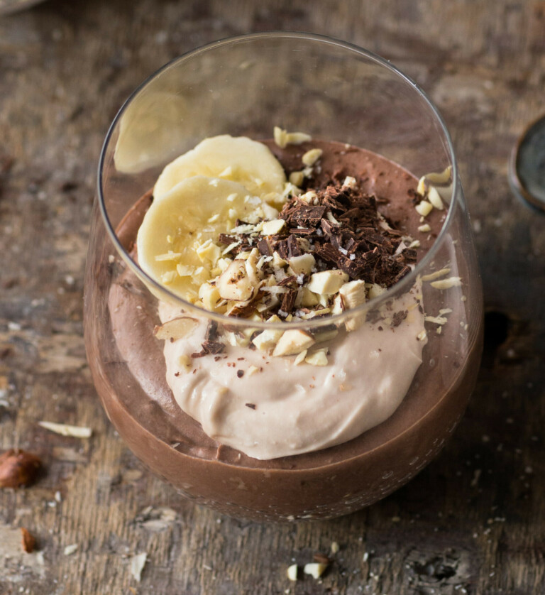 Veganes Mousse au Chocolate