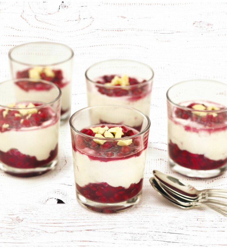 Veganes Granatapfel Dessert